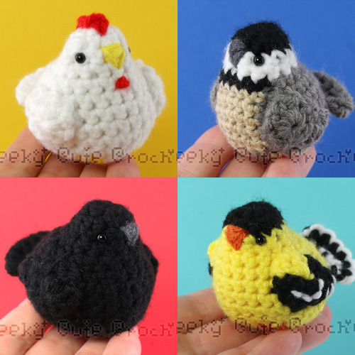 i have all kinds of birds! www.geekycutecrochet.com