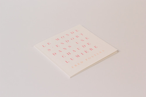 thisiswander: Fred Postlesle monde s'endort dans une chaude lumière The idea to put this book
