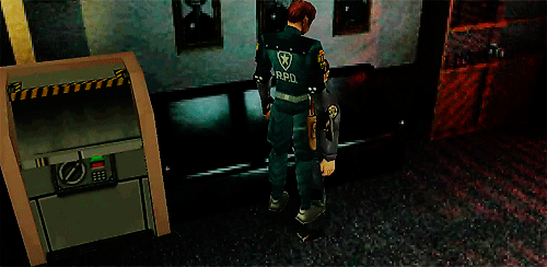 littlemissredfield:heartslayers:so while playing RE 1.5, I found chief irons. he’s pocket-size now. 