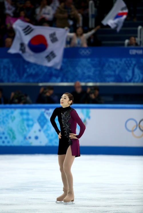 Queen Yuna. So regal and beautiful. She epitomizes the most elegant figure skating. We’re not 
