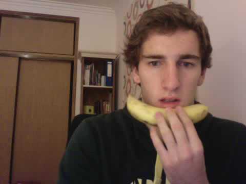 bastispisser:  Banana guy #1 ASS BONER