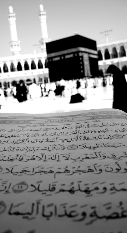 Surat al-Muzzammil at Masjid al-Haram Courtyardwww.IslamicArtDB.com » Islamic Architecture » Saudi Arabia » Makkah (Mecca), Saudi Arabia » al-Masjid al-Haram in Makkah, Saudi Arabia » The Ka`ba
Originally found on: quran-karim