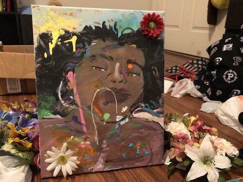 I Once Painted A Canvas With A Boy We Made Art Together  That Boy Was Not Nice One Day I Punched