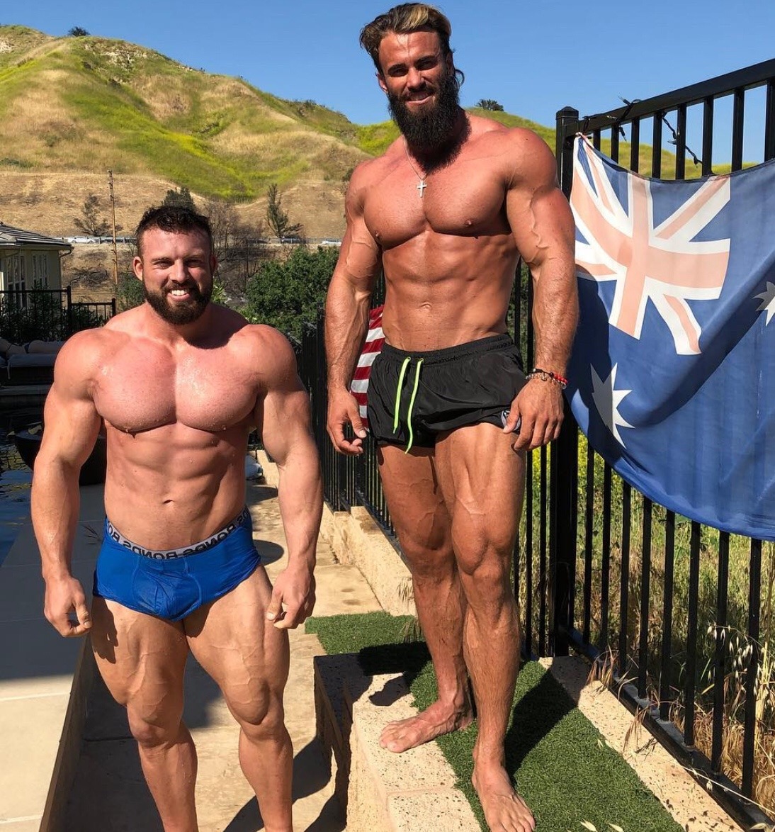 cvmshrine:Calum Von Moger and Adam Rochester 