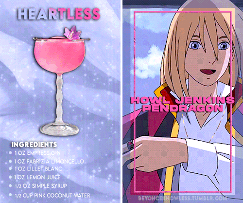 CHARACTERS AS COCKTAILS Studio Ghibli (part )