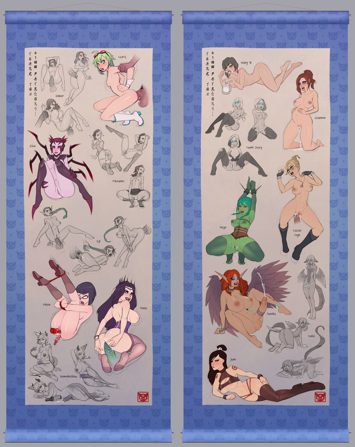 ninjakittyhf:    ★ONE SPOT LEFT! I’m gonna be working on them today! :)At the