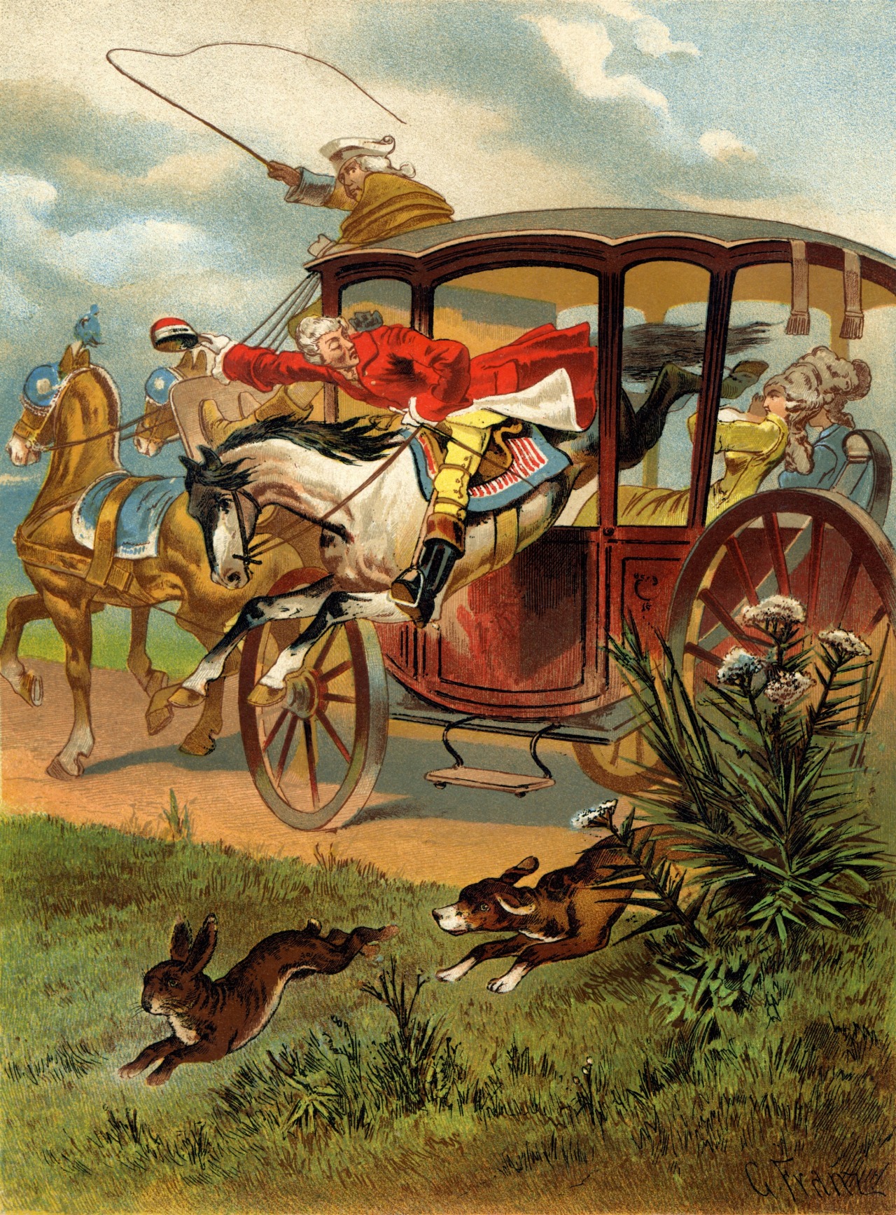   Gottfried Franz. Baron Münchhausen, 1896  