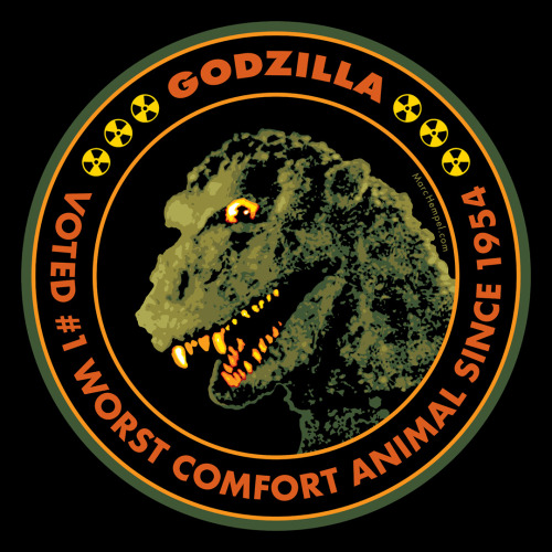 Happy World Animal Day!www.teepublic.com/t-shirt/14667383-godzilla-voted-1-worst-comfort-ani