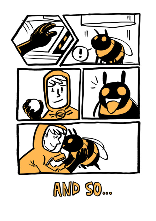 yumegawa:  THE FINAL DECISION OF BOB THE BEE CLEANER. © Daryl Toh Liem Zhan 2013. read the previous pages: part one part two part three    