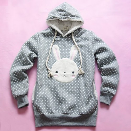 fuck-yeah-online-shopping:Cute Bunny Hoodie ($17.20)
