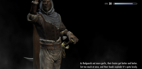 electricpastry:  So I got a mod that changes my loading screens to helpful “tips” from Sheogorath and— 