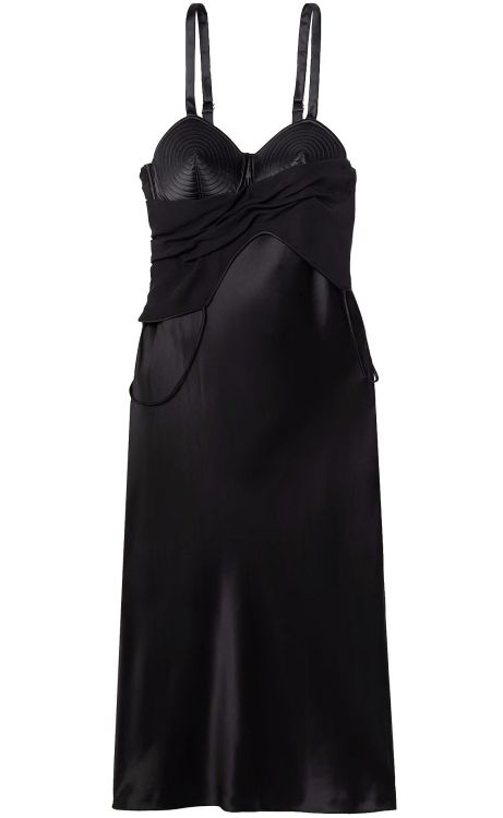 Jean Paul Gaultier x Lotta Volkova | The Lingerie Dress • silk layered + draped negligee o