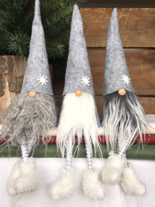 Set of 3 Winter Gnomes //SvenskaMaria