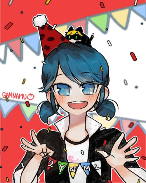 gamnamu:  2years of Miraculous !!1  Congratulations! And I love ML!  