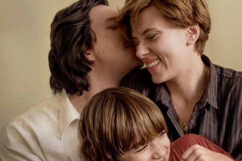 Scarlett Johansson, Adam Driver, and Azhy Robertson in Marriage Story (2019) 