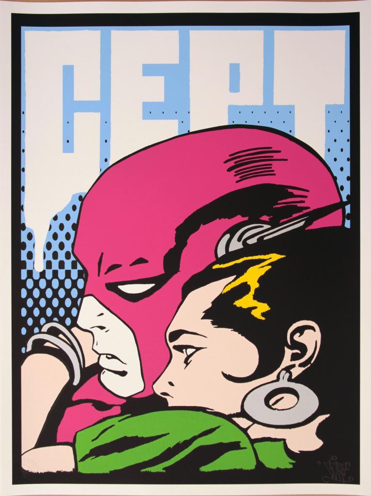 xombiedirge:  Until the End of Time by CEPT 50 X 70cm 5 color screen prints. 5 signed