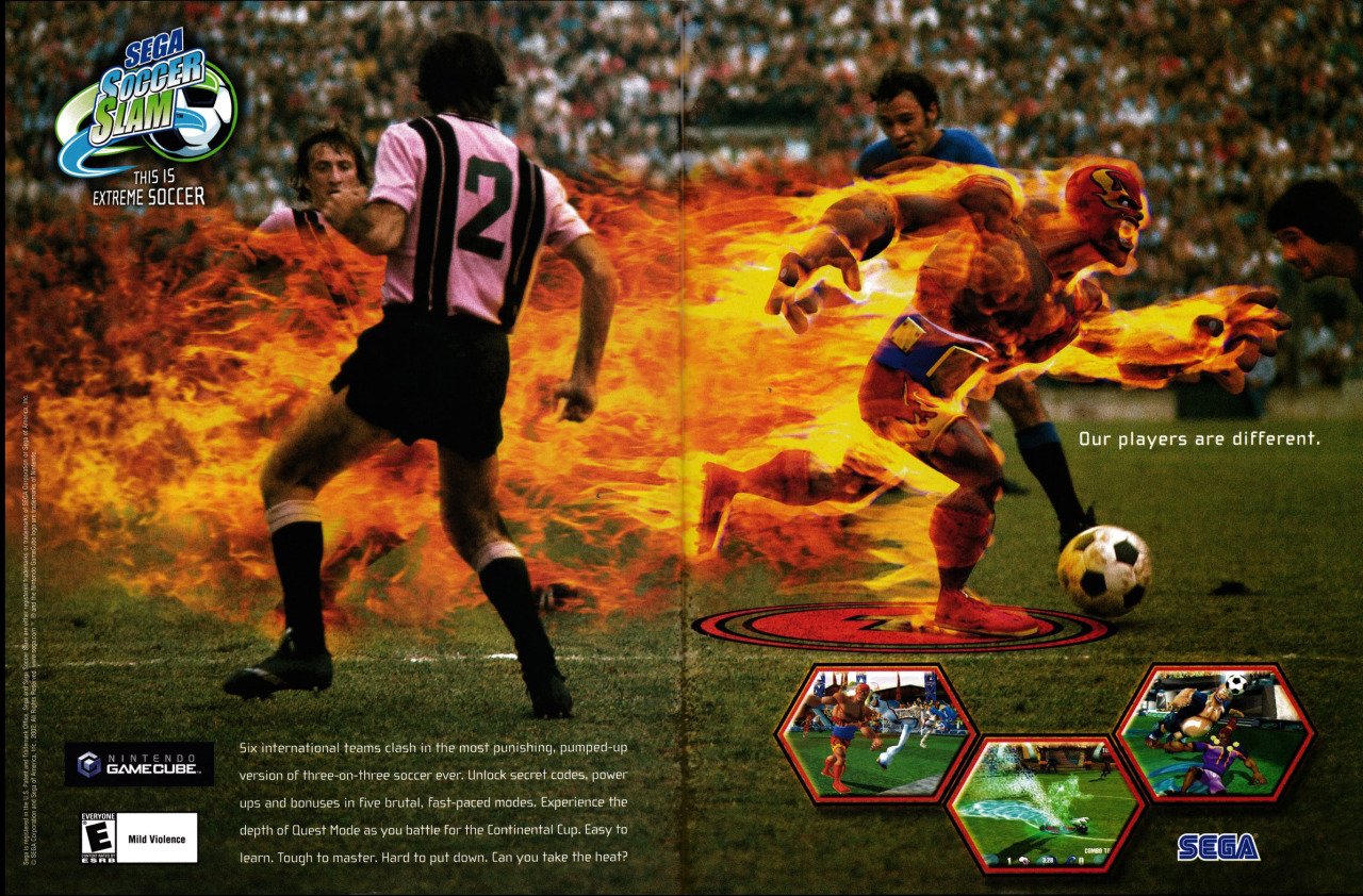 “Sega Soccer Slam”
• GamePro, May 2002 (#164)