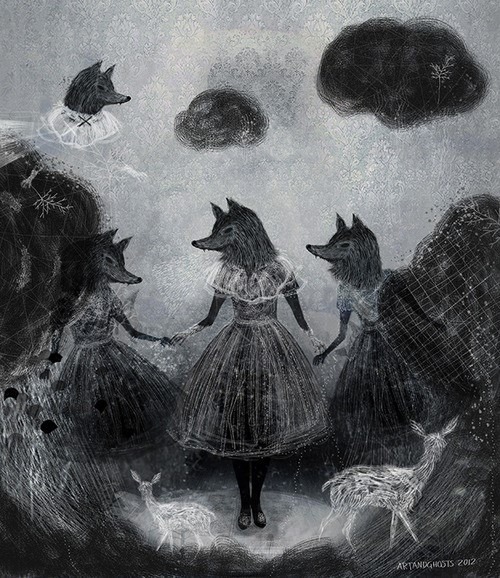 myfoxesandroses:  Where the wave of moonlight glosses The dim gray sands with light, Far off by furt