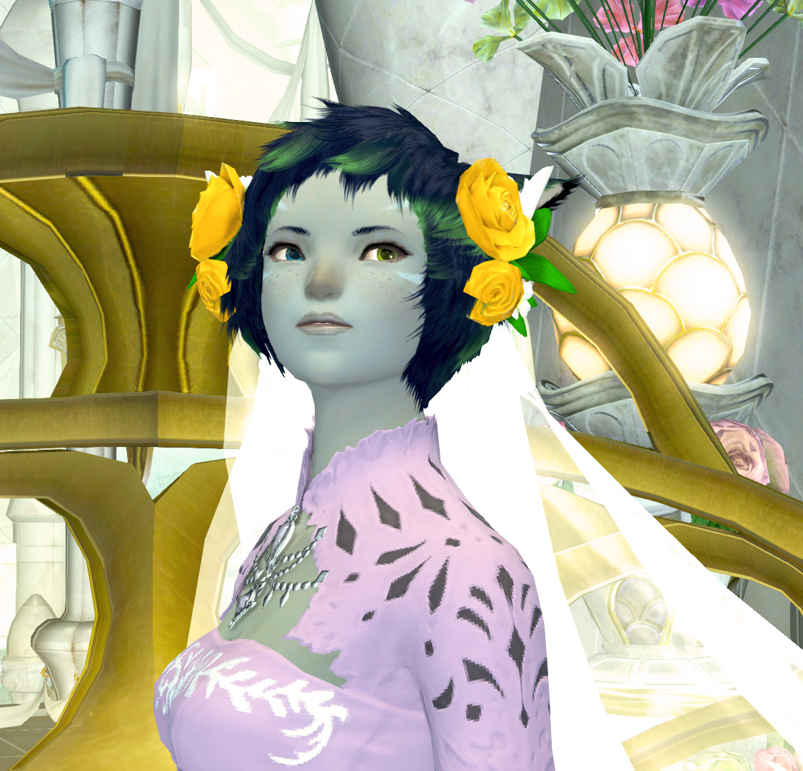 queenladycool:  SURPRISE FFXIV TUMBLR, LADY COOL GOT MARRIED! TO THE LOVELY FRIEND-SPOUSE