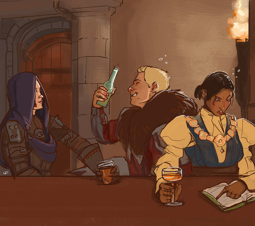 dare-to-dm:everkings:Favorite Squad, 2015 - The Advisors, Dragonage Inquisition This art gives me fe