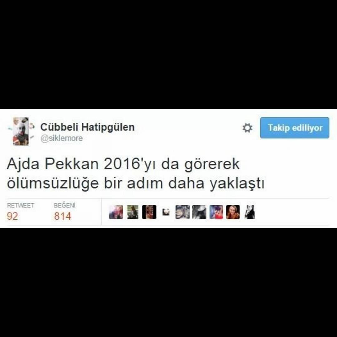 Ajda Pekkan 2016'yı da...