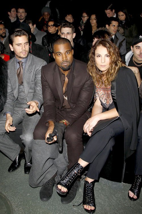 oncloud666:  Ye & Scott At The Givenchy Men’s Fall 2013 Fashion Show.. 