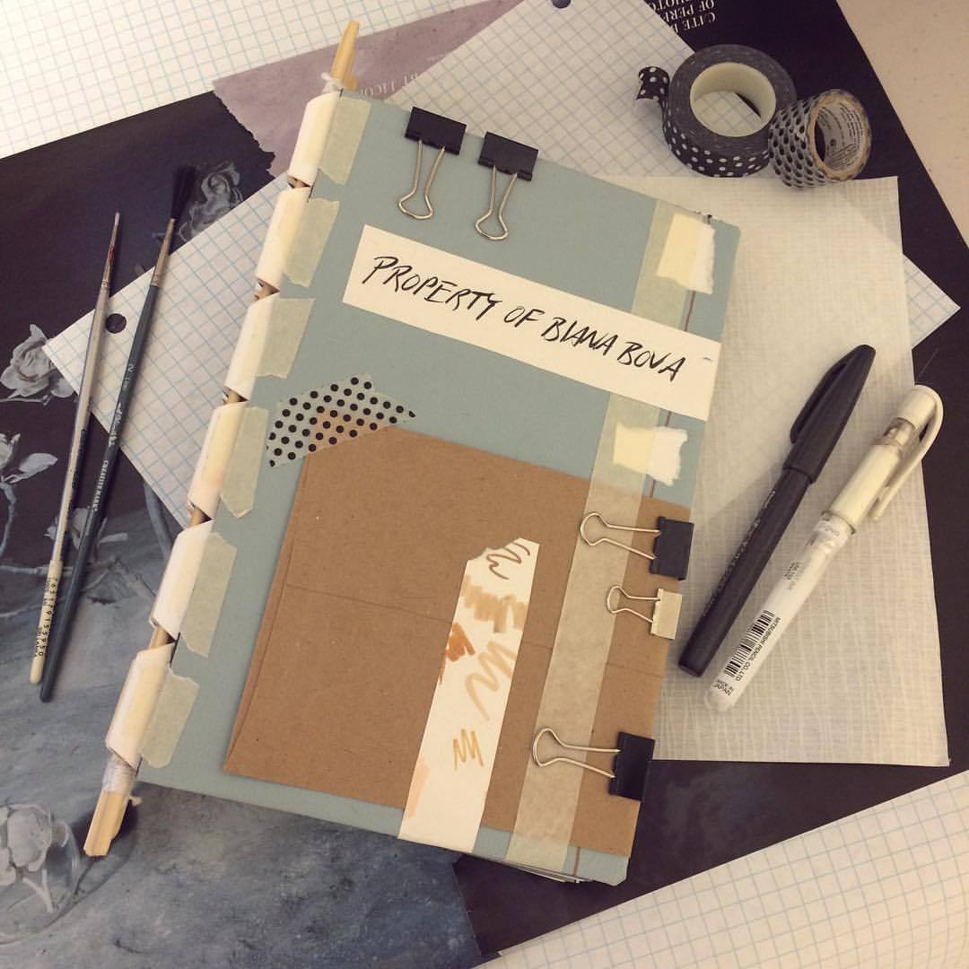 Biana Bova — Japanese bound handmade sketchbook 😍 shout out to