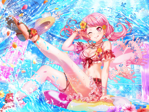 Sparkling! Seaside Flower - Limited Gacha Update 08/04The limited event Gacha, featuring Aya, Chisat