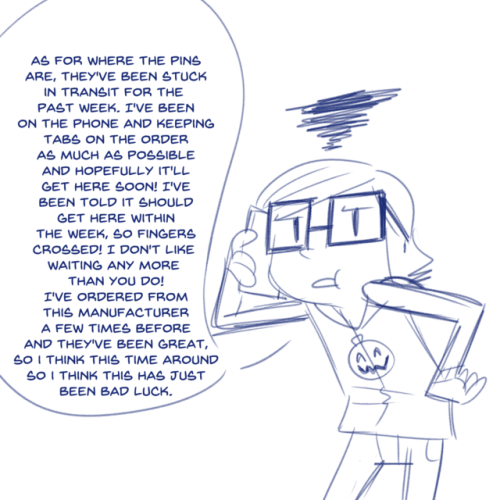 A quick update for everyone who bought a Friendship Pin! We’re having a shipment hiccup but I&