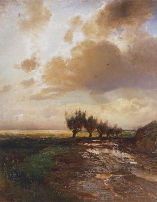 Prosëlock   -   Alexei Savrasov  1873Russian1830-1897Oil on  canvas . 70 × 57 cm