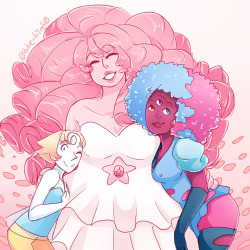 0blue-bird0:  The early Crystal Gems! (no