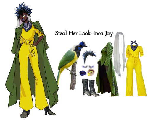 Was Inspired By This Post By @mist-the-wannabe-linguist Drawing The Outfits From This "steal Her Look"