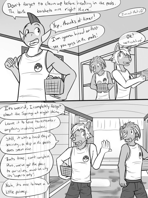 PCA: Timeskip Tales, pg 5-6It’s common courtesy to clean up before taking a dip in the hot springs. 
