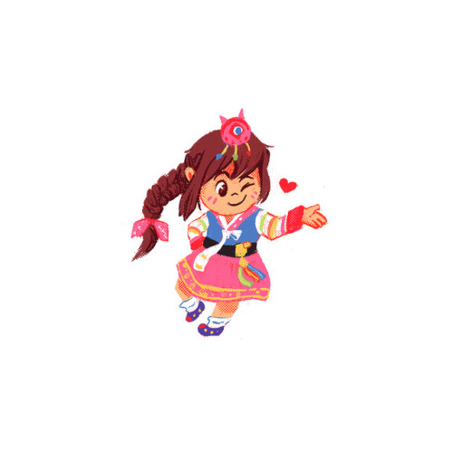 a lil palaquinn dva commission for my friend