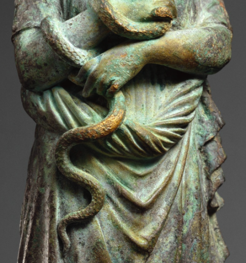 mini-girlz: ancientanimalart: Salus Roman first half of 2nd century CE “Hygieia was the daught