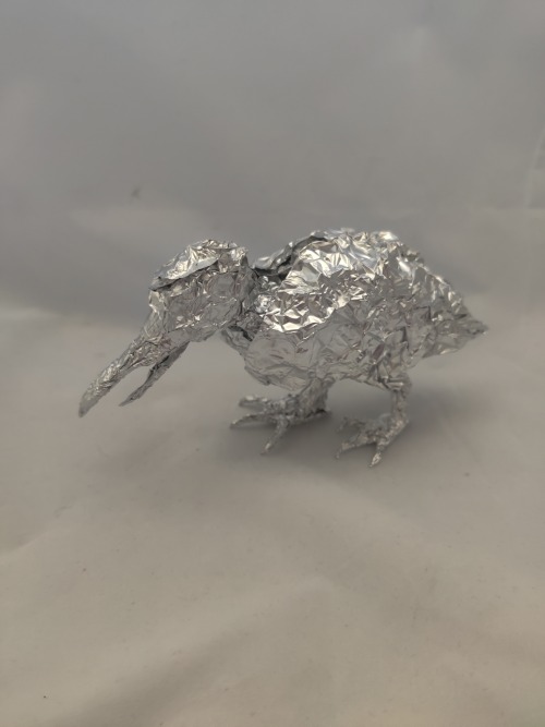 Kiwi Bird - Aluminum Foil Sculpture