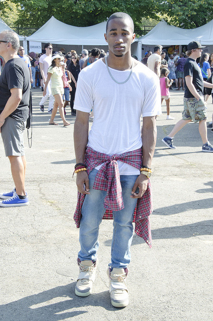 deycallmetrey:  Me at Afro Punk last week by Barb 