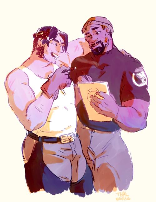 tealbruise:getting back into the doodling with some tender Blackwatch stuff!