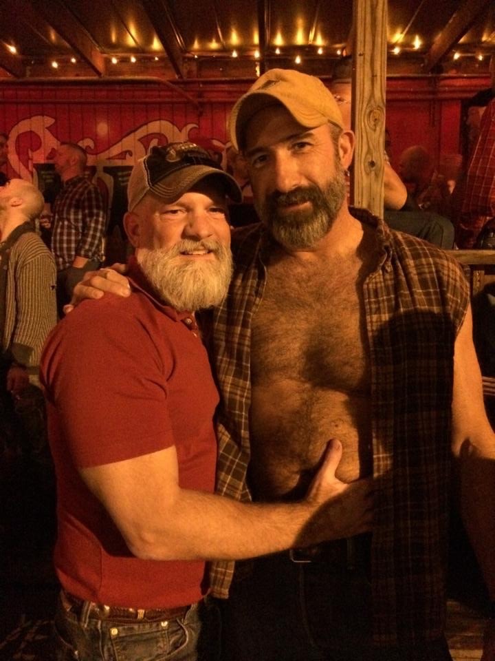 realmenreallife:Throwing way back to 2014 with David and Phill. 🐻🔥🐻