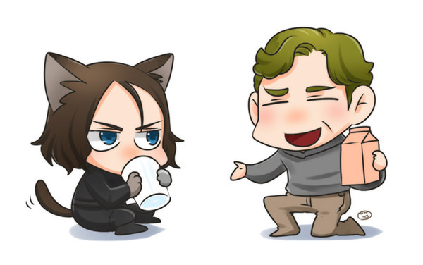 moukin-tarou:  Bucky Cat! (ФωФ)