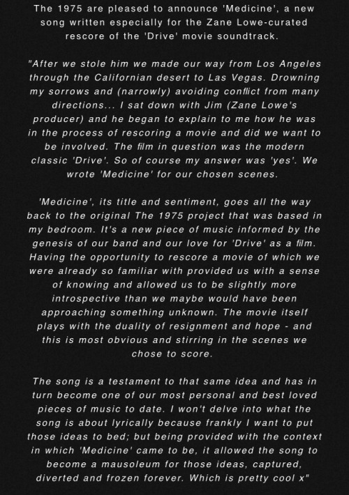 gbedforddanes:  The explanation for // M E D I C I N E //