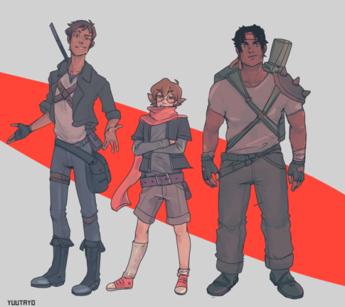 yuutayo: more apocalypse au …. just some outfit stuffs