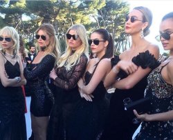 Shady girls…. @amfar #lorealcannes2016