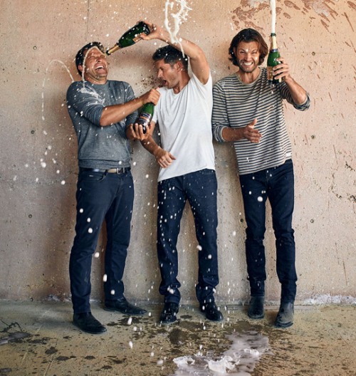 tylerposey: JARED PADALECKI, JENSEN ACKLES, MISHA COLLINSEntertainment Weekly / photographed by Pegg