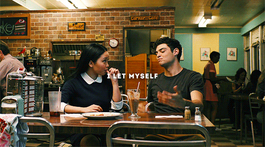 tandysbowens:  I need you to know that I like you, Peter Kavinsky. And not in a fake way. I’m in love with you Lara Jean. Only you. To All the Boys I’ve Loved Before (2018)