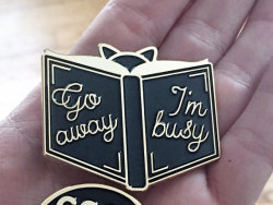 Pins-Pins-Pins: Go Away Enamel Pin