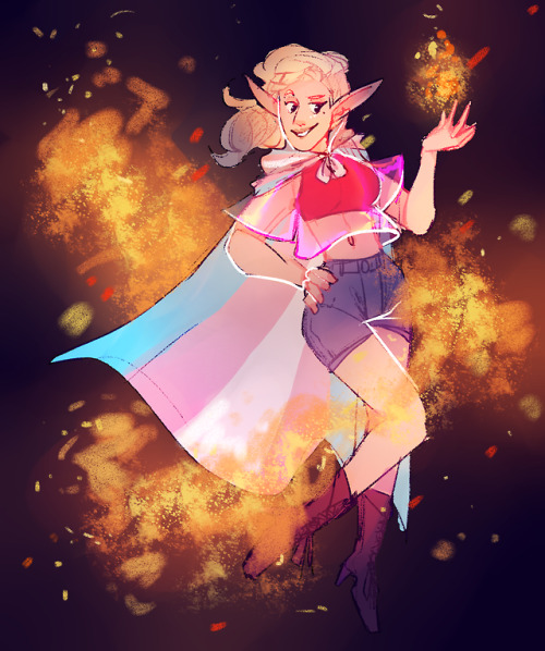 adventuresloane:skyriazeth:Happy Trans visibility day!! Here is our transwoman icon Lup to celebrate