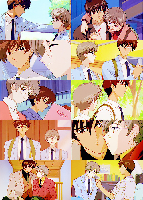 noragamis:  anime otps: Touya Kinomoto x Yukio Tsukishiro   &ldquo;I don’t