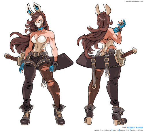 Bunny Ronin Character Study by edwinhuang 