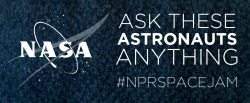 thebrainscoop:  skunkbear:  On Tuesday, September 15th, at 5 p.m. ET, astronauts Serena Auñón, Cady Coleman, Samantha Cristoforetti, plus NASA chief scientist Ellen Stofan will be stopping by Skunk Bear HQ – and I’ll be asking them your questions